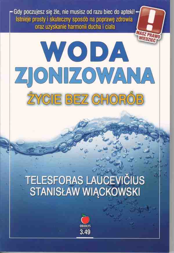 Woda zjinizowana. Przewodnik.