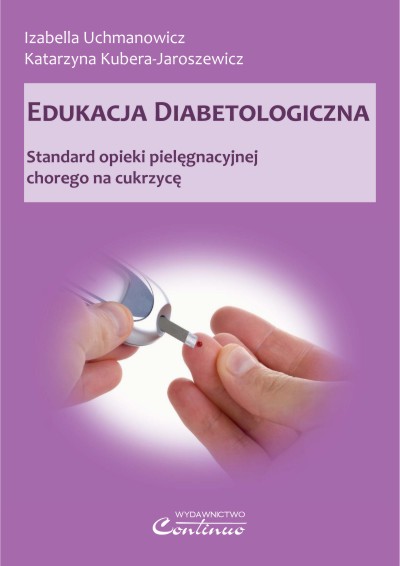 Okładka książki dla diabetyków "Edukacja diabetologiczna".